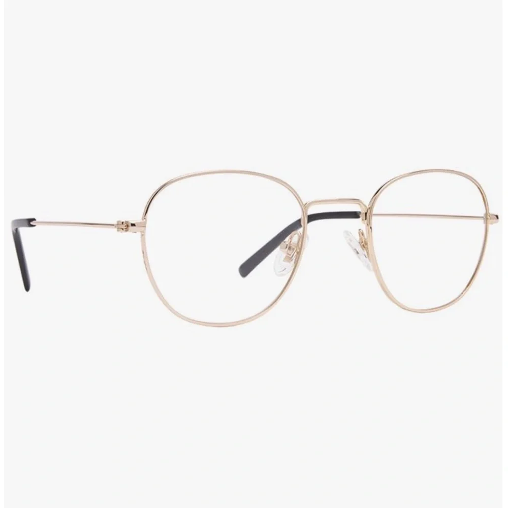 DIFF Sage Bluelight Glasses Gold Frame Blue Light Lenses Lightweight